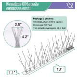 XPCARE 50.4 Feet Bird Spikes