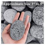 GASPRO 10lb Large Lava Rocks for Fire Pit, 3-5 Inch Natural Lava Stones for Fireplaces with Propane and Natural Gas - Retail: $25