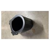 Black Collapsible Camping Toilet with Lantern  - Retail: $45