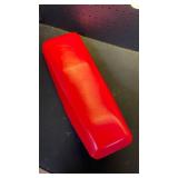 Red Vinyl Motorcycle Seat - Retail: $45