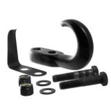 CURT 22411 Bolt-On Black Steel Tow Hook with Spring Clip, 10,000 lbs Capacity - Retail: $15