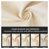 Encasa XO Throw Pillow Covers 16x16 in Set of 2 Natural | No Inserts | Cotton Pillow Covers for Living Room, Bed, Sofa, Couch | Decorative Cushion Covers with Improved Zippers - Retail: $12