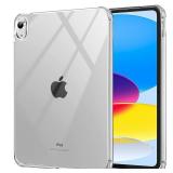 Blosomeet Clear Case for iPad A16 11th Generation 2025 11" and iPad 10th Generation 2022 10.9" Shockproof Shell, Slim Lightweight Soft TPU Transparent Back Protective Cover for iPad 10th 11th Gen - Re