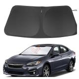 Windshield Sun Shade Custom Fit for 2017-2023 Subaru Impreza WRX Sedan Impreza WRX Hatchback WRX STI Accessories Foldable Sunshade Protect Car from Sun Rays and Heat Damage Keep Car Cooler - Retail: $