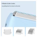 Baby Hair Clippers, Professional Quiet Hair Trimmer for Kids and Toddler, Waterproof and Rechargeable Cordless Hair Cutting Machine for Children, with LCD Display - Retail: $26
