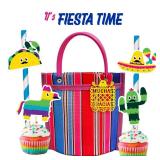 12 Mini Mercado Bags For Fiesta Mexicana Party Favor Treat Goodie Candy Goody Gift - Mexican Mesh Market Tote Bag - Bolsas Bolsitas Para Dulces - Dulceros Morrales Morralitos Mexicanos - Mercadito Bag