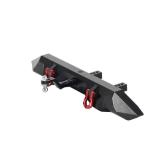 RZXYL Aluminum Rear Bumper with Trailer Hitch for 110 Traxxas TRX4 RC Crawler Upgrade Parts (Black) - Retail: $21