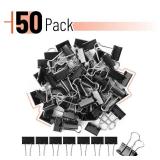 Mr Pen- Binder Clips, 50-Pack, 0.75 in, Black, Mini and Micro, Office Paper Clips - Retail: $6