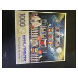 Bits and Pieces 1000 Piece Jigsaw Puzzle for Adults - Enter If You Dare - Haunted House Halloween Jigsaw Puzzle by Artist Ruane Manning, Completed Puzzle Size: 20" x 27" - Retail: $15