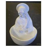 Lineshading Our Lady of Grace Statue Virgin Mary Keepsake Rosary Holder, 5" Blessed Mother Statues, Resin Relic, Catholic Gifts for Women Religious Home Decor - Retail: $25