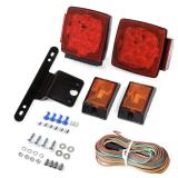 CZC AUTO 12V Submersible LED Trailer Tail Light Kit for Under 80 Inch Boat Utility Waterproof (Trailer light kit) - Retail: $24