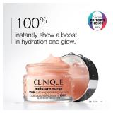 Clinique Hydration Heroes Gift Set | Moisture Surge 100H Moisturizer | Moisture Surge Overnight Mask | Lip Treatment | Hydrating + Glow | Includes 3 Travel Size Pieces - Retail: $30