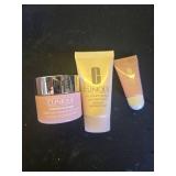 Clinique Hydration Heroes Gift Set | Moisture Surge 100H Moisturizer | Moisture Surge Overnight Mask | Lip Treatment | Hydrating + Glow | Includes 3 Travel Size Pieces - Retail: $30
