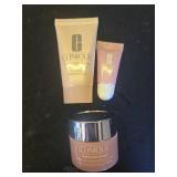 Clinique Hydration Heroes Gift Set | Moisture Surge 100H Moisturizer | Moisture Surge Overnight Mask | Lip Treatment | Hydrating + Glow | Includes 3 Travel Size Pieces - Retail: $30