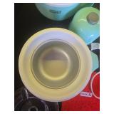 DASH My Mug Ice Cream Maker Machine (Aqua): Multi-Purpose Soft Serve Ice Cream Machine with (2) Bowls for Homemade Gelato, Sorbet, Frozen Yogurt, Built-In Ingredient Chute, Easy to Clean and Store - R