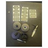 Komashr Mason Jar Bathroom Accessories Lids Set(4pcs) - Jars Not Included - Soap Dispenser,Toothbrush Holder, Apothecary Jars Lids for Regular Mouth Mason Jars - Rustproof Stainless Steel?Black - Reta