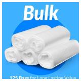 Reli. SuperValue 33 Gallon Trash Bags | 125 Count | Made in USA | Heavy Duty | Clear Multi-Use Garbage Bags - Retail: $30