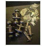 goldenwarm Keyed-Alike Exterior Door Knob with Lock and Key, Oil Rubbed Bronze Front Door Knob, Secure Outdoor Door knobs Entry Door 3 Pack - Retail: $40