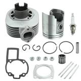 Anxingo 11210?40B01 80cc Cylinder Piston Gasket Top End Kit, Replacement for Suzuki Quadsport LT80 1987-2006 Replacement for Kawasaki KFX80 2003-2006 - Retail: $49