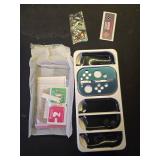 PlayVital AlterGrips Protective Case for Nintendo Switch OLED, Dockable Grip Cover for Nintendo Switch OLED Joycon wThumb Grips and Button Caps - Glossy Chameleon Green Purple - Retail: $24