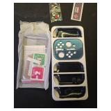 PlayVital AlterGrips Protective Case for Nintendo Switch OLED, Dockable Grip Cover for Nintendo Switch OLED Joycon wThumb Grips and Button Caps - Glossy Chameleon Green Purple - Retail: $24