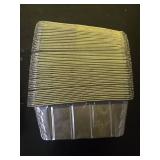 Whaleme 50-Pack Grease Cup Liners Compatible with Blackstone 5017 Griddle, Aluminum Foil Drip Pan Grease Catcher Cup Liner for 17, 22, 28, 36 Inch Griddle, Disposable Grill Grease Trays - Retail: $17