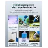 UPETTOOLS Aquarium Gravel Cleaner - Electric Automatic Removable Vacuum Water Changer Sand Algae Cleaner Filter Changer 110V28W - Retail: $36