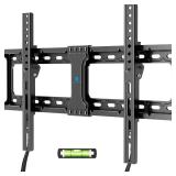 UL Listed Fixed TV Wall Mount for 37-86 Inch Screens, Low Profile TV Mount Fits 16, 18, 24" Studs, Wall Mount Bracket with Quick Release Lock, Max VESA 600x400mm, Holds up to 132 lbs by USX STAR - Ret