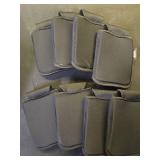 TahoeBay Universal Blank Can Coolers (8-Pack) Neoprene 4 in 1 Insulated Sleeves Fits 12 oz Beer Cans and Bottles, Slim, 16oz Drinks, Water, Blanks for Sublimation, Vinyl, DTF (BlackBlack) - Retail: $2