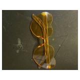 PLULON 25 Pairs Heart Sunglasses for Women Yellow Heart Glasses Rimless Shaped Sunglasses Candy Color Fun Glasses for Party Favor (Yellow)