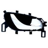 Dorman 15858 Interior Door Handle Compatible with Select Nissan Models, Chrome; Black - Retail: $12