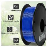 GIANTARM 3D Printer Filament, 0.5kg Blue PLA Filament, 1.75mm Dimension Accuracy +- 0.03mm, 3D Printing Filament - Retail: $15
