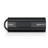 Amazon Basics 128 GB Ultra Fast USB 3.1 Flash Drive, Black - Retail: $15