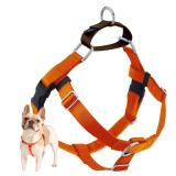 2 Hounds Design Freedom No Pull Dog Harness, Adjustable Harness, Easy Walking and Comfortable Control, Fits Small, Medium and Large Dogs, Solid Colors, Made in USA, 1" MD, Rust