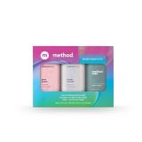 Method Body Wash Gift Set, Pure Peace, Simply Nourish and Sea + Surf, 3.4 oz Travel Size Bottles - Retail: $25