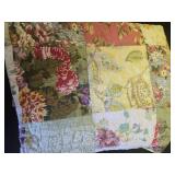 Greenland Home Blooming Prairie Quilted Patchwork Throw - Retail: $31