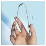 MasterMedi Tongue Scraper with Case Easy to Use Tongue Scraper for Adults, Tongue Cleaner for Oral Care and Hygiene (Single Pack (with Travel Case)) - Retail: $5
