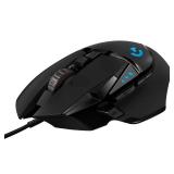 Logitech G502 HERO High Performance Wired Gaming Mouse, HERO 25K Sensor, 25,600 DPI, RGB, Adjustable Weights, 11 Buttons, On-Board Memory, PCMac - Retail: $38