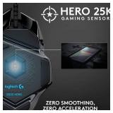 Logitech G502 HERO High Performance Wired Gaming Mouse, HERO 25K Sensor, 25,600 DPI, RGB, Adjustable Weights, 11 Buttons, On-Board Memory, PCMac - Retail: $38