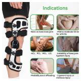 Orthomen OA Knee Brace, Osteo Assist Double Upright Unloader Knee Brace for Men and Women Mild to Moderate Knee Osteoarthritis Medial and Lateral Support (MRight) - Retail: $177