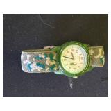Timex Boys T78141 Time Machines Green Camo Elastic Fabric Strap Watch - Retail: $26