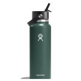 Hydro Flask Water Bottle - Insulated Stainless Steel - Wide Mouth Flex Straw Lid, Non Spill, Leakproof and Refillable in 40 Oz Fir - Retail: $50
