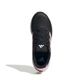 adidas Run Falcon 5 Sneaker, BlackPink SparkSilver Metallic, 4 US Unisex Big Kid - Retail: $38