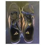 adidas Run Falcon 5 Sneaker, BlackPink SparkSilver Metallic, 4 US Unisex Big Kid - Retail: $38