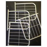 LINZINAR Plant Stand Metal 5 Tier 6 Potted Multiple Flower Pot Holder Shelf Indoor Outdoor Planter Display Shelving Unit for Patio Garden Corner Balcony Living Room (5 Tier 6 Potted, White) - Retail: 