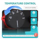Mxmoonant Hot Tub Thermostat, 2KW 110V Spa Bathtub Heater Thermostat with Temperature Control for 400 Gals Hot Tub, Whirlpool Bathtub, Spa, Small Pool (No Plug) - Retail: $93