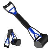 UPSKY Pooper Scooper for Large Small Dogs, Folding Dog Poop Scooper, Durable Spring and Premium Materials, Easy to Use for Grass, Dirt, Gravel Pick Up Shovel - Retail: $13
