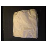 ALYVIA SPRING Cream Fabric Shower Curtain Liner Waterproof - Soft and Light-Weight Cloth Shower Liner with 3 Magnets, Hotel Quality and Machine Washable - Standard Size 72x72, Cream - Retail: $13