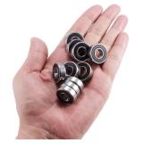 Donepart R6 2RS Bearings 38 ID x 78 OD x 932 Width Small Bearings Pre-Lubricated and Double Rubber Sealed Bearings (10 Pack) - Retail: $11