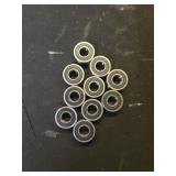 Donepart R6 2RS Bearings 38 ID x 78 OD x 932 Width Small Bearings Pre-Lubricated and Double Rubber Sealed Bearings (10 Pack) - Retail: $11